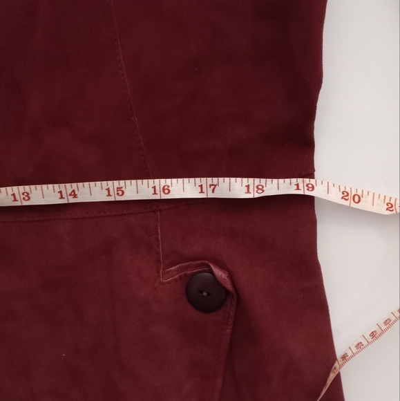 Moisuri Arte Couio Firen Vintages Leather & Suede Reversible Jacket in Red Peper - Picture 6 of 14